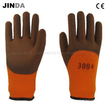 Terry Yarn Liner Latex Foam Coated Industrial Work Work Gloves (LH801)